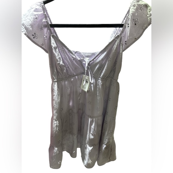 Hollister Shimmering light Purple Mini Dress - Picture 7 of 7